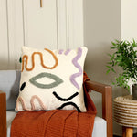 Abstract Tufted Cushion Cover