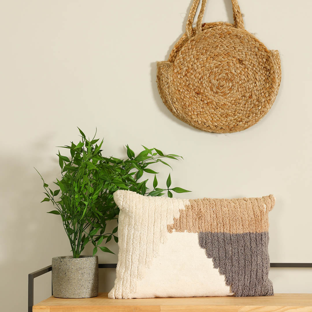 Geometric Tufted Cushion - Sashaa World