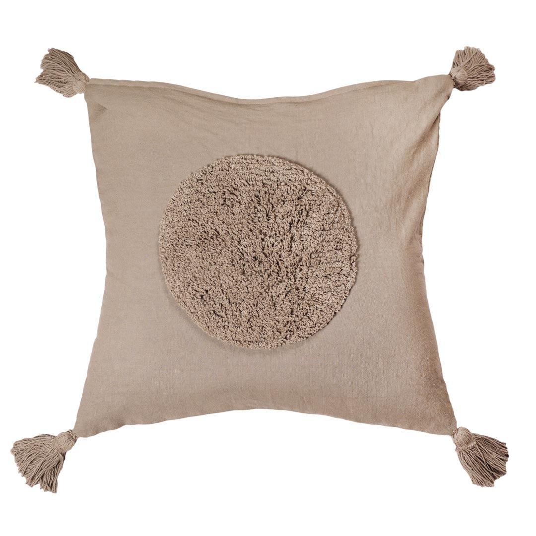 Circle Tufted Cushion Cover-Sashaa World