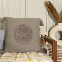 Circle Tufted Cushion Cover