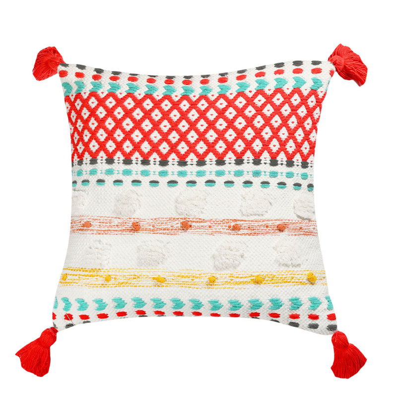Multi-colored Handwoven Cushion Cover