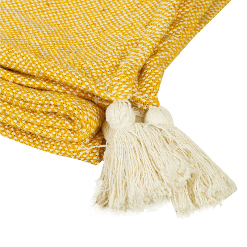 Yellow Contemporary Throw