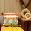 Handwoven Multi-Colored Cushion Cover