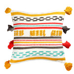 Handwoven Multi Tassel Cushion Cover
