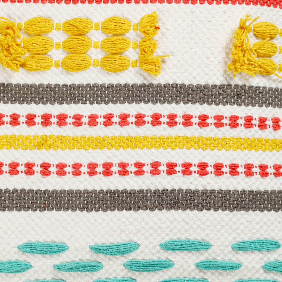 Handwoven Multi Tassel Cushion Cover - Sashaa World