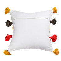Handwoven Multi Tassel Cushion Cover - Sashaa World