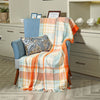 Mulit-colored Plaid Throw