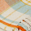 Mulit-colored Plaid Throw