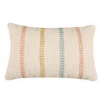 Multi-Coloured Striped Lumbar Cushion