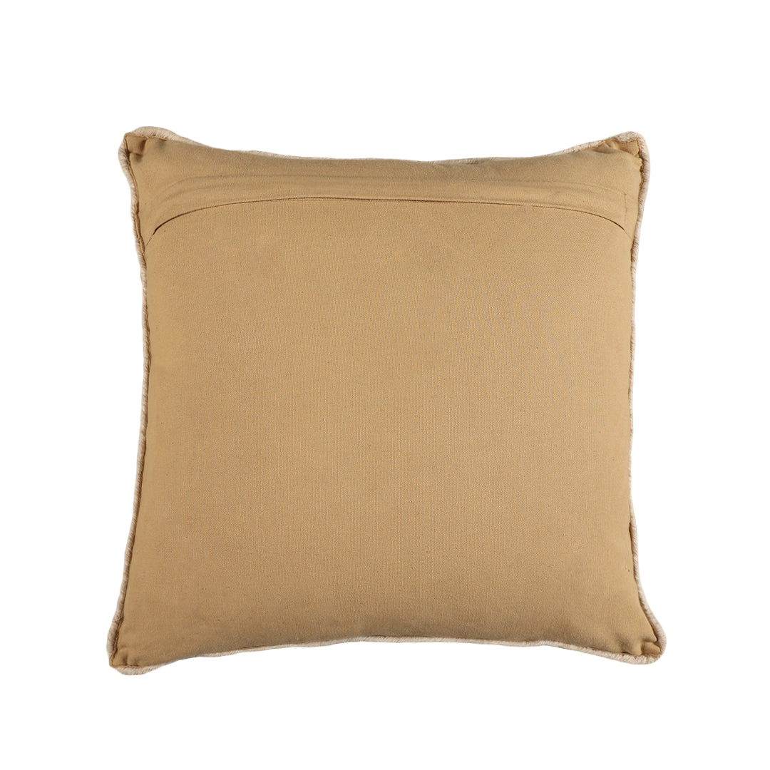Jute and Cotton Cushion Cover - Sashaa World 