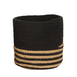 Jute and Cotton Basket Set of 3