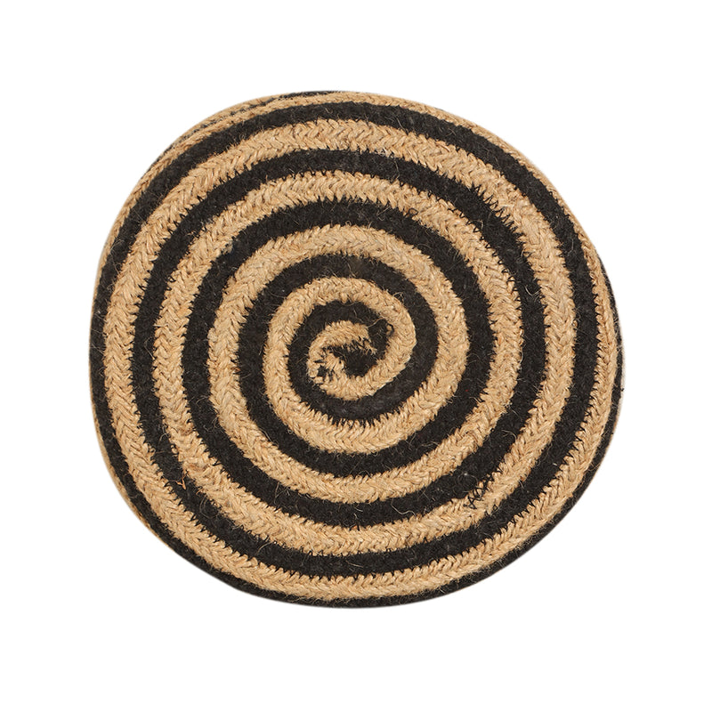 Jute and Cotton Basket Set of 3