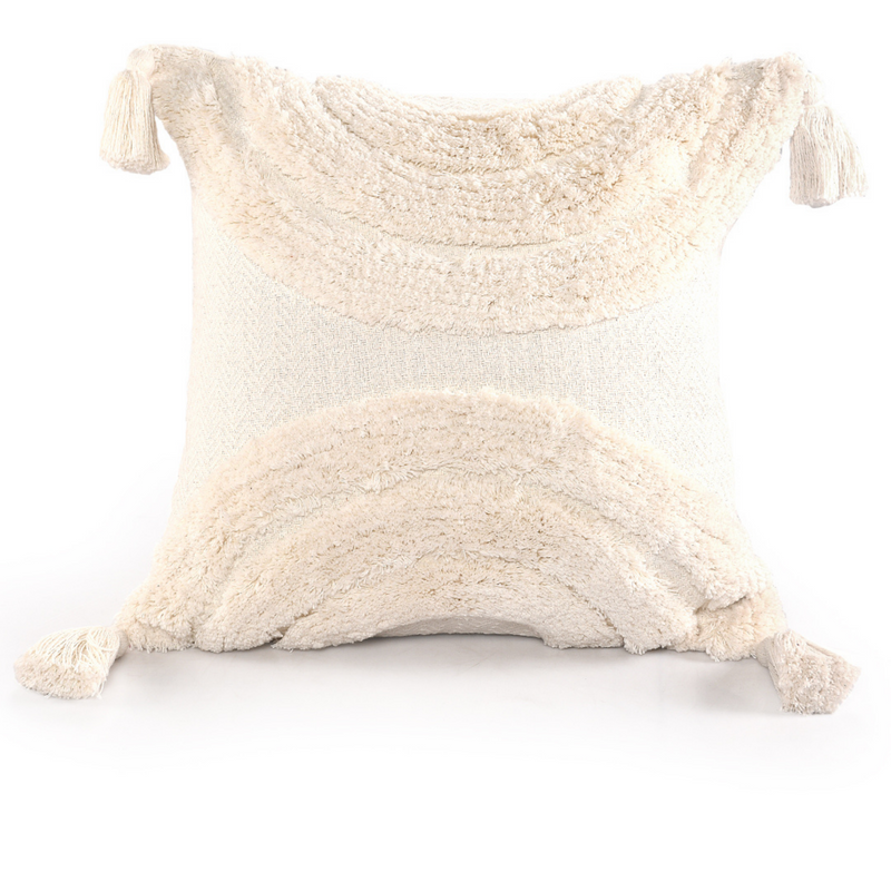 Cotton Tufted Cushion Cover