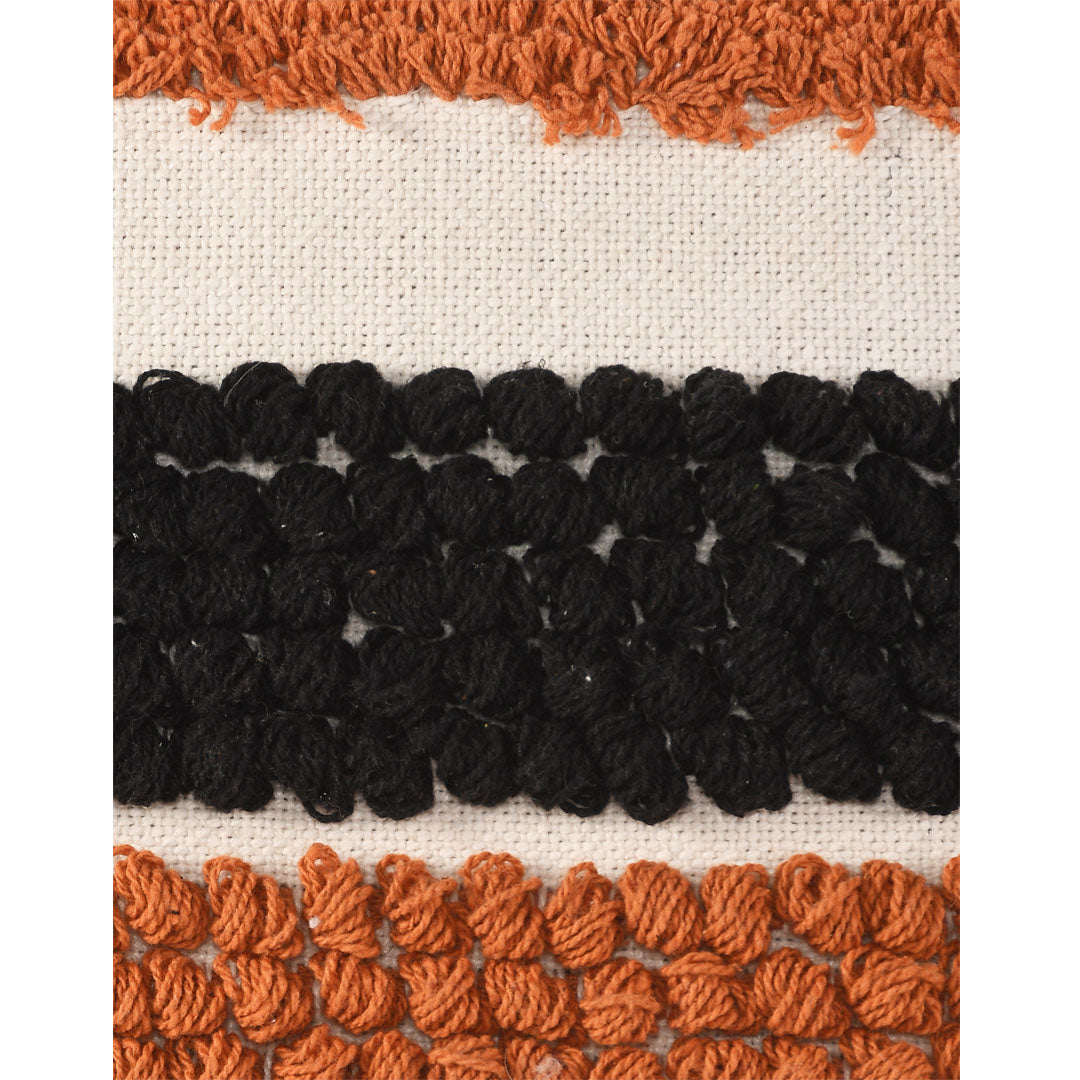 Tassels and Tufted Cushion Cover- Sashaaworld