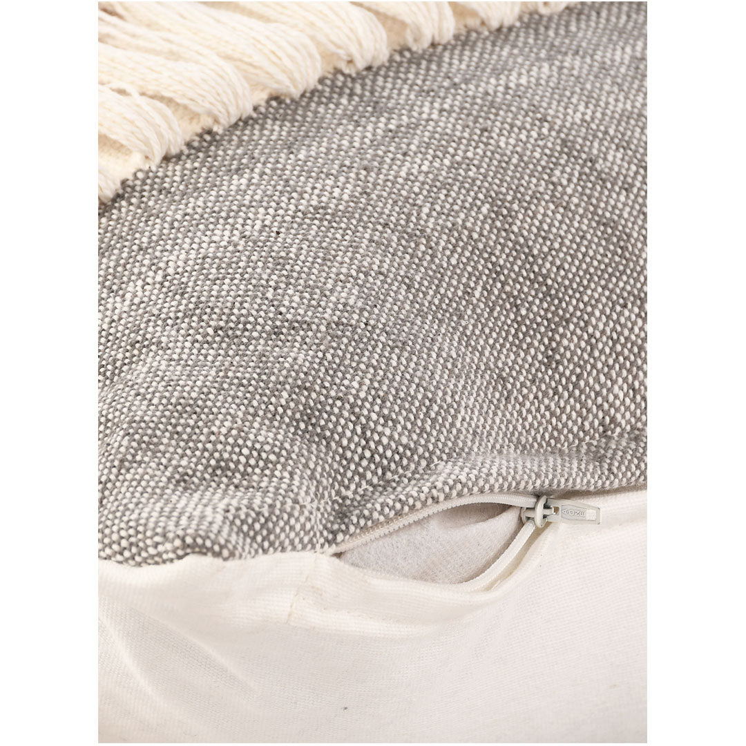 Tassels and Tufted Cushion Cover- Sashaaworld