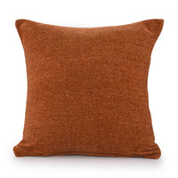 Chenille Cushion Cover- Rust