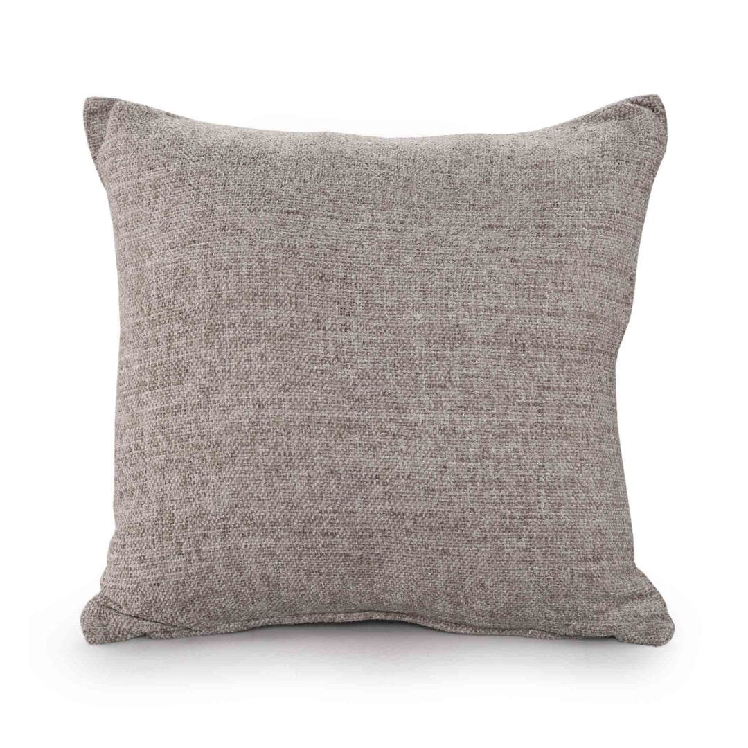 Chenille Cushion Cover- Light Grey