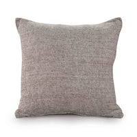Chenille Cushion Cover- Light Grey