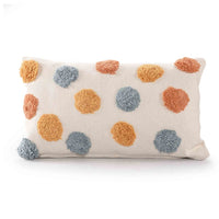 Tufted Multi-coloured dot Cushion