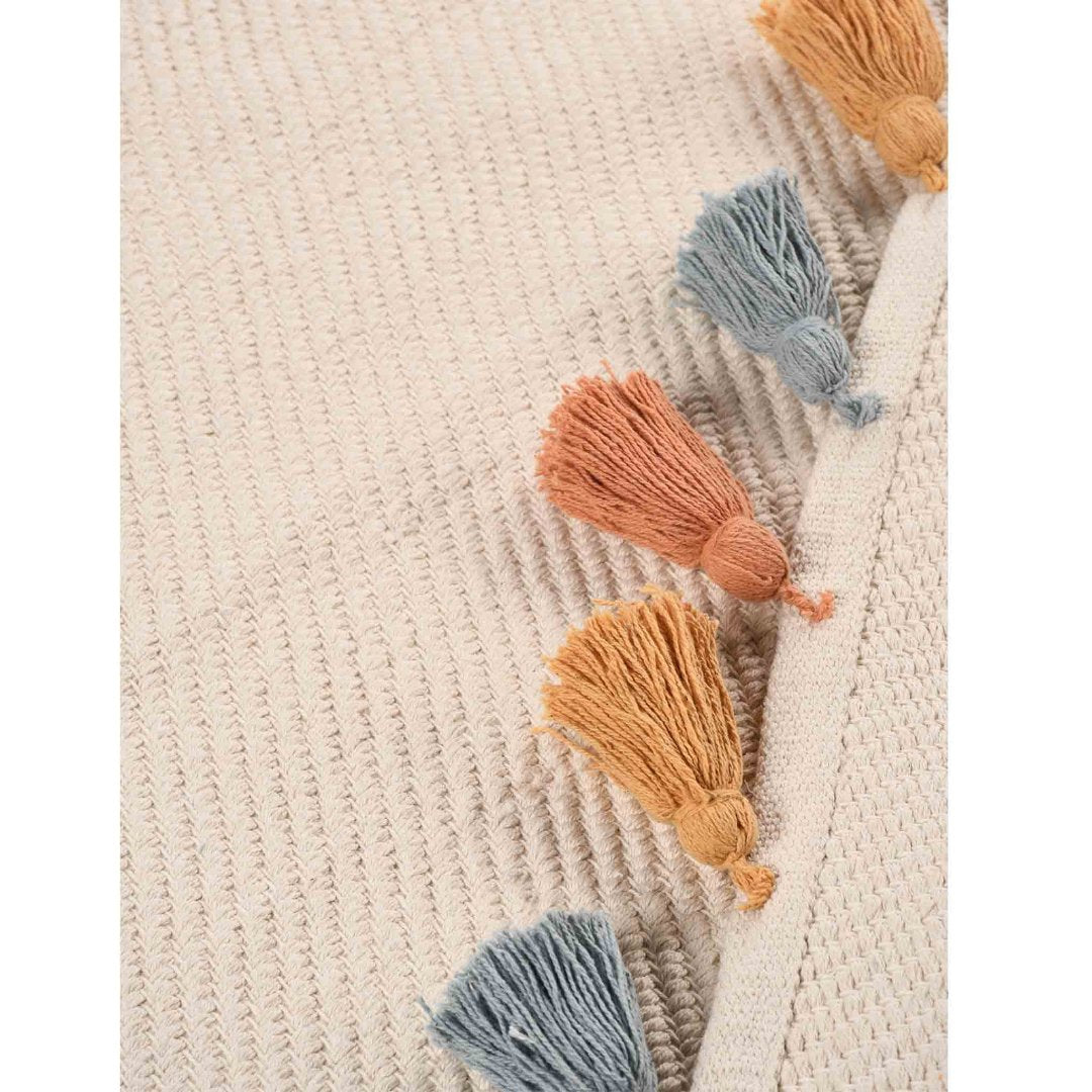 Multi Tassel Scatter Rug - sashaaworld 