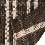 Brown & White Chindi Rug