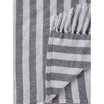 Striped Cotton Throw Bedcover