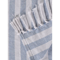 Striped Cotton Throw Bedcover