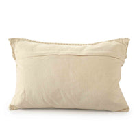 Macramé Cushion in Natural with long Fringe