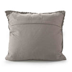Grey Macrame Cushion with fringes