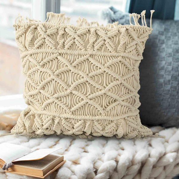 Macrame Natural Cushion