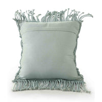 Sky Blue Macrame Cushion- Sashaaworld