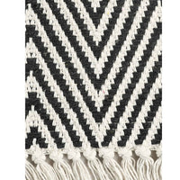 Reversible Rug with Tassels