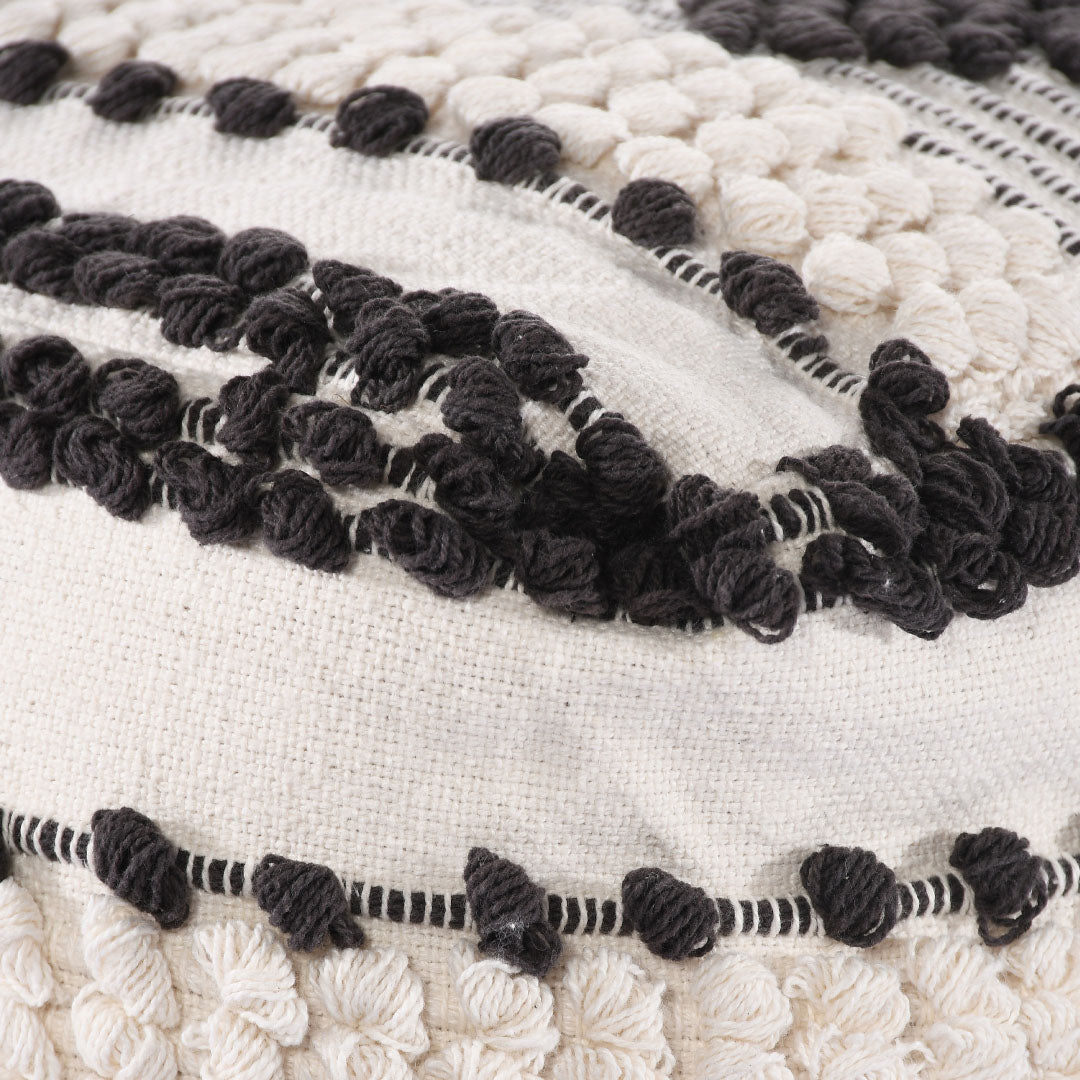 Monochromatic Ottoman Pouf - sashaaworld