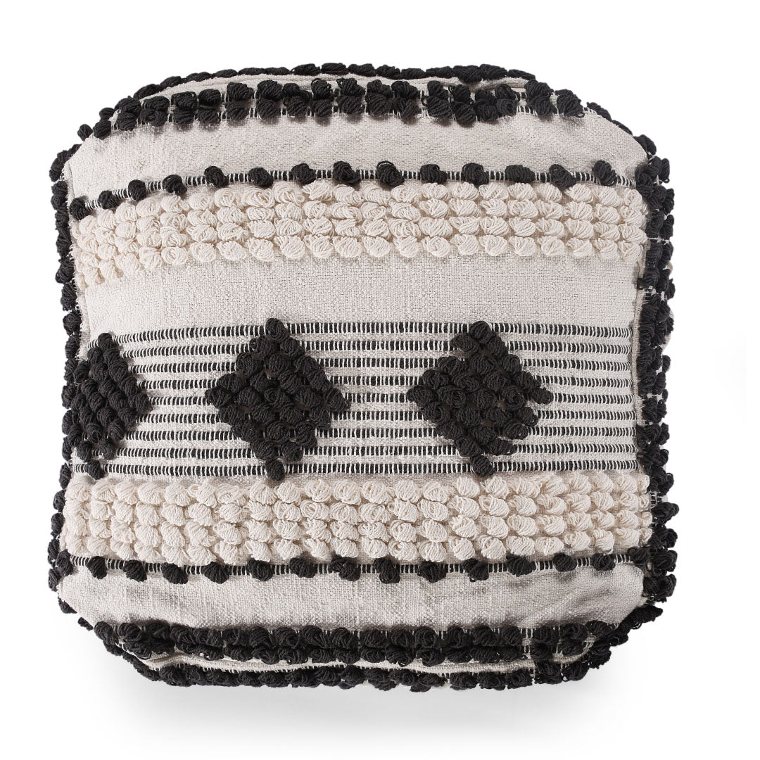 Monochromatic Ottoman Pouf - sashaaworld