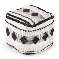 Monochromatic Ottoman Pouf