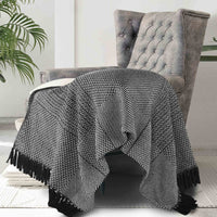 Soft Cotton Bed Throw- sashaaworld