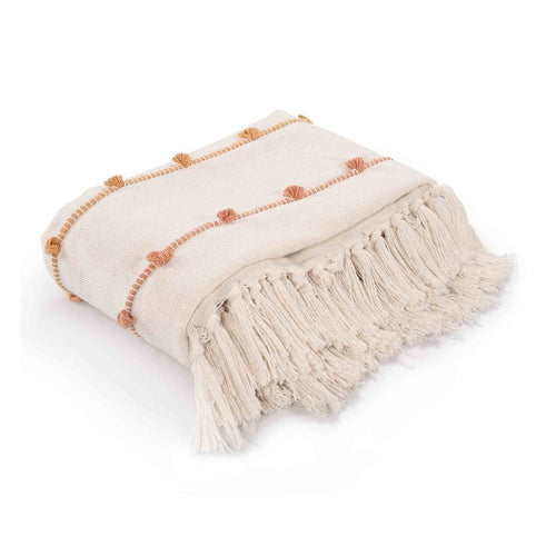 Multi Striped Cotton Throw - sashaaworld