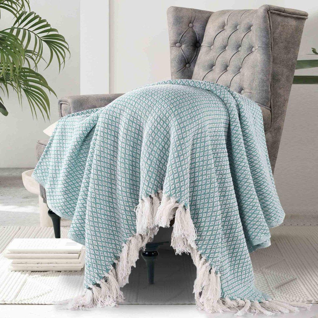 Soft Cotton Bed Throw