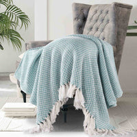 Soft Cotton Bed Throw- sashaaworld