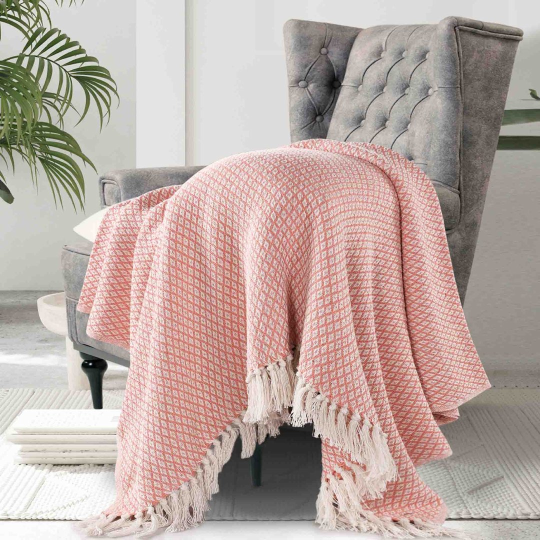 Soft Cotton Bed Throw