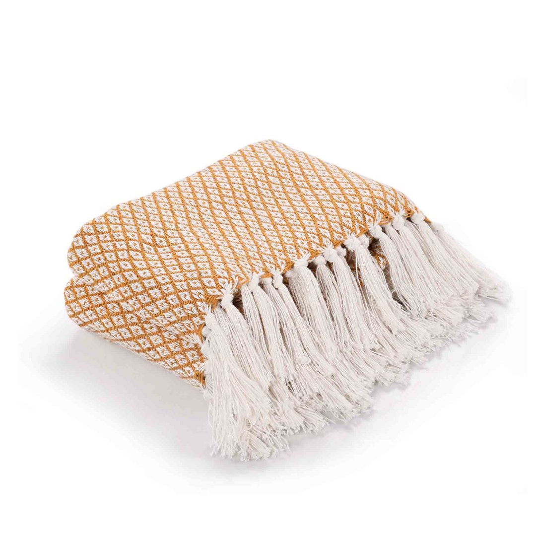 Soft Cotton Bed Throw